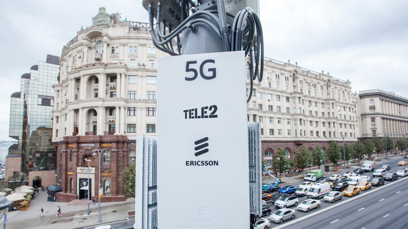 俄罗斯tele2部署25000个支持5g的爱立信基站